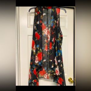 Ladies floral vest